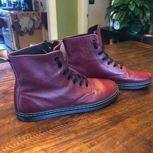 Maroon and Black Dr. Martens in great condition